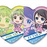 Amanchu! Heart Can Badge Set (Set of 2) (Anime Toy)