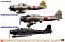 Zero Fighter Model 21 & Aichi D3A Model 11 & Nakajima B5N2 Type 97 Mk.3 Carrier Attack Bomber `Pearl Harbor Attack Corps` (Plastic model)