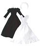 Classical Long Maid Wear Set (Black) (Fashion Doll)