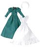 Classical Long Maid Wear Set (Green) (Fashion Doll)