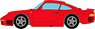 Porsche 959 S 1987 Red (Diecast Car)