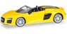 (HO) Audi R8 Spyder Yellow (Audi R8 Spyder) (Model Train)