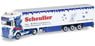 (HO) DAF XF SSC Euro 6 冷蔵ボックスセミトレーラー`Scheufler` (鉄道模型)