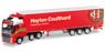 (HO) Volvo FH Gl. XL Curtain Canvas Semi-trailer `Coulthard` (Model Train)