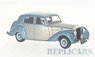Bentley MK VI 1950 Silver / Metallic Light Blue RHD (Diecast Car)