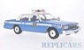 シボレー カプリス クラシックセダン NYPD ポリスカー 1985 ライトブルー/ホワイト (ミニカー)