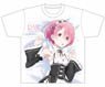 Re: Life in a Different World from Zero Ram`s Full Graphic T-Shirts M (Anime Toy)