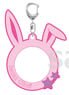 Star-Mu x HMM Rabbit Ears Can Badge Key Ring Team Otori Ver. (Anime Toy)