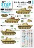 WWII German SS-Panthers #3 2.SS-Das Reich Ausf D & Ausf A French & Belgium Decal Set (Decal)