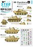WWII German SS-Panthers #4 SS-Pantehs 12.SS-Hitlerjugend Ausf D & Ausf A French & Belgium Decal Set (Decal)