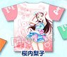 Love Live! Sunshine!! Full Graphic T-shirt (B) Riko Sakurauchi (Anime Toy)