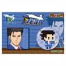 Ace Attorney Can Badge Naruhodo (Set of 2) (Anime Toy)