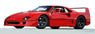Ferrari F40 Red (OZ-Type Wheel) (Diecast Car)