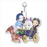 Re: Life in a Different World from Zero [Chara Ride] Acrylic Key Ring Emilia Camp (Anime Toy)