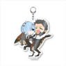 Re: Life in a Different World from Zero [Chara Ride] Acrylic Key Ring Subaru & Rem on Patrasche (Anime Toy)