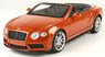 Bentley Continental GT V8 S Convertible 2014 (Sunrise) w/Case Orange (Diecast Car)