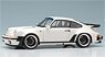 Porsche 930 Turbo 1988 White (Black Wheel) (Diecast Car)