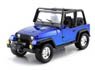 BTM 1992 Jeep Wrangler Blue (Diecast Car)