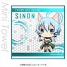 Sword Art Online Micro Fiber Mini Towel Sinon SD (Anime Toy)