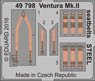 Lockheed Ventura Mk.II Seatbelts Made of Stainless Steel (for Revell) (Plastic model)