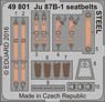Ju87B-1 Stuka Seatbelts Made of Stainless Steel (for Airfix) (Plastic model)