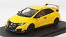 Honda Civic Type R (FK2) Sunlight Yellow (Custom Color Version) (Diecast Car)