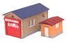 (Z) Z-Fookey Small House Set (Garage, Hut Set) (Blue) (Pre-colored Completed) (Model Train)