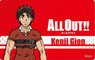 All Out!! Plate Badge Kenji Gion (Anime Toy)
