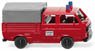 (HO) VW T3 Double Cabin Fire truck (Model Train)