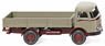 (HO) メルセデスベンツ LP 321 フラットベット トラック オリーブグリーン (鉄道模型)