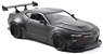 BTM 2016 Chevrolet Camaro Wide Body Black/Black Stripe (Diecast Car)