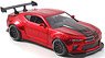 BTM 2016 Chevrolet Camaro Wide Body Red/Black Stripe (Diecast Car)