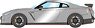 Nissan GT-R Nismo 2014 Ultimate Metal Silver (Diecast Car)