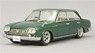 Nissan Cedric Special 6 (130 Type) 1965 5-Spork Wheels Green Metallic (Diecast Car)