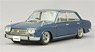 Nissan Cedric Special 6 (130 Type) 1967 5-Spork Wheels Blue Metallic (Diecast Car)