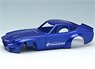 Pandem 240Z Metallic Blue/Type TE37 (Black/Aluminum Rims) (Diecast Car)