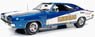 1969 Dodge Charger Hawaiian Funny Car (Blue Metallic) (Diecast Car)
