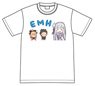 Re: Life in a Different World from Zero Emilia-tan Maji Heppoko T-shirt M (Anime Toy)