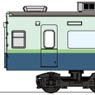 1/80 (HO) Izukyu Series 100 [D Set] Izukyu SARO180 (Ts) (#184,185,186) Two Green Car Set (Unassembled Kit) (Model Train)