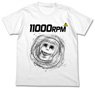 ポプテピピック 11000RPM Tシャツ WHITE L (キャラクターグッズ)