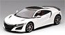 ホンダ NSX 2017 130R ホワイト/カーボン ファイバー パッケージ (RHD) (ミニカー)