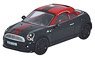 (OO) Mini Cooper (Midnight Black/Red) (Model Train)