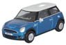 (OO) BMW Mini Cooper (Laser Blue) (Model Train)