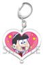 Osomatsu-san Heart Type Acrylic Key Ring Todomatsu (Anime Toy)