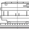 1/80(HO) Trance for J.N.R. Type SHIKI1000 Loading (Unassembled Kit) (Model Train)