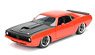 Bigtime Muscle 1973 Plymouth Barracuda Orange (Diecast Car)