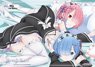 Re: Life in a Different World from Zero Mini Clear Poster D Rem & Ram (Anime Toy)