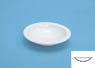 White Paint Dish (6 Pieces) (2) Shallow Round-bottom (Hobby Tool)