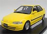 Honda Civic EG9 Yellow (Diecast Car)