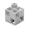 Artec Block Basic Square 24P Light Gray (Educational)
